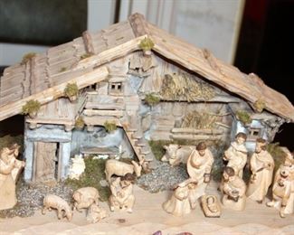 German Hand Made Nativity