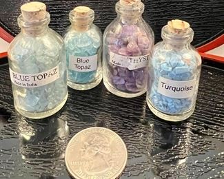 Cute Little Jars of Gems- $12 for set