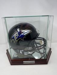 Signed Ray Lewis Hall Of Famer Ravens Helmet 