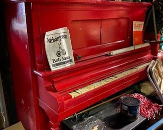 Player piano as found