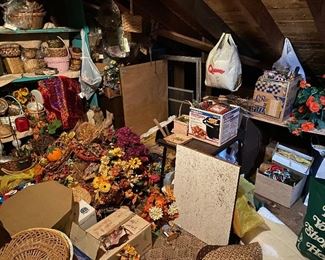Packed attic