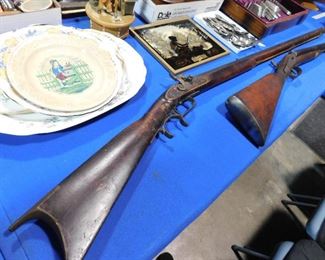 Antique Kentucky Long Rifle