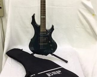 ESP- LTD- FJR-  Guitar( Dark Green) & Case 