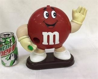 Vintage Red M & M candy dispenser