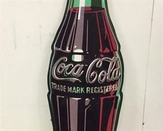 1995 COCA COLA Metal Bottle Sign( H-40 in.)