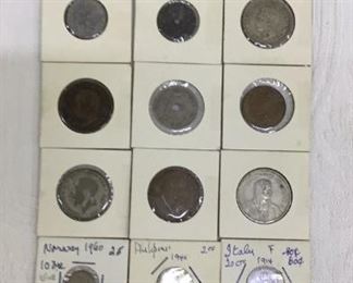 Antique Foreign Coins Lot