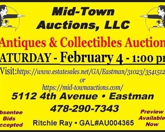 Feb -4  Auction Ad