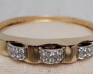 Gold and Diamond Bracelet 28gm