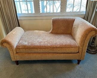 Durham Furniture upholstered chaise 72"W x 35"D x 35"H with a 21" seat height 