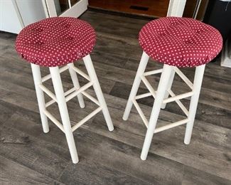Counter-height bar stools (2)