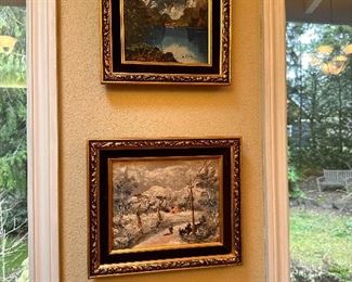 Original Signed Paintings with Quality Gilded Frames