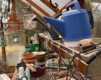 Assorted Greenhouse and Garden Supplies