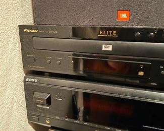 Pioneer DVD Player and Sony Receiver Audio Visual Entertainment Equipment