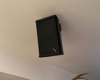 Pair of Ceiling Wall Mounted Advent Speakers