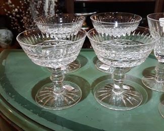 Waterford crystal
Tramore pattern 
Coops or champagne shape
