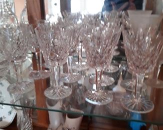 Waterford  crystal 
Lismore Pattern
Wine goblets 