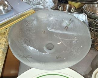 Dragonfly serving bowl