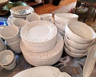 White dinnerware