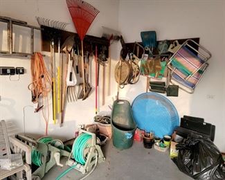 Garage misc - yard tools
