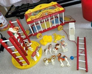 Vintage Fisher Price Circus complete set