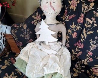 Sharon Andrews hand-made Christmas Doll