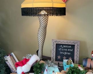 Leg lamp from Christmas Story...