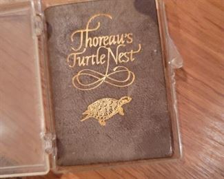 thoreau's turtle nest mini book