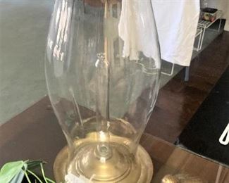 Hurricane lamp from the late Paul Grubb (Brass Lion) 