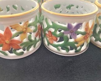 Herend napkin rings from Hungary