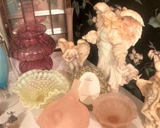 Angels; vintage bowls