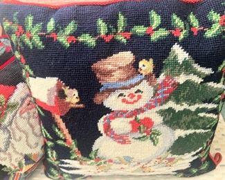 Darling Christmas pillows