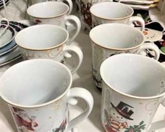 Williams Sonoma mugs - perfect for hot chocolate and marshmallows