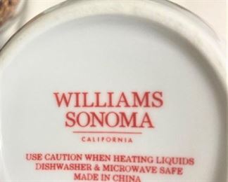 Williams Sonoma mugs