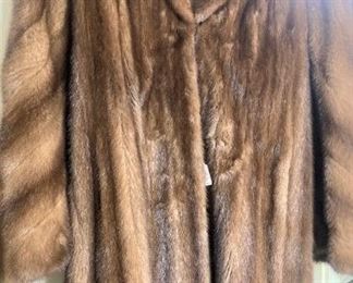 Full length mink coat from Bifano's