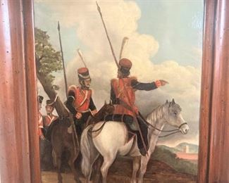 Original art of Prussian Warriors (Consigned pictures once purchased from the Wilton Fair Estate)