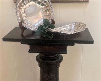 Antique plant/book stand