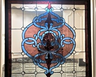 Stained glass panel