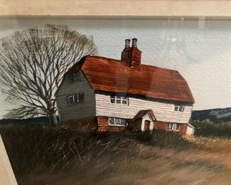 "Timber & Brick" Horsham 1987 - art by the late Tylerite A. C. Gentry