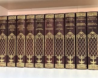 Good-looking set of books (missing one volume) - "Modern Eloquence"