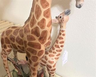 Ceramic giraffes