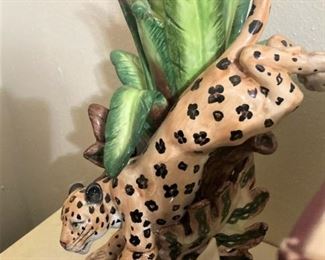 Ceramic cheetah 
