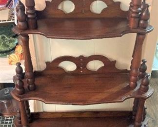 Antique 5-tier shelf