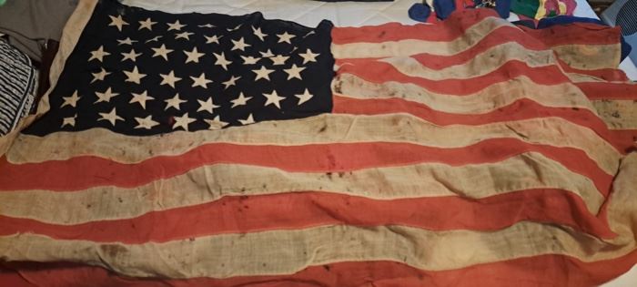 19th century U.S. 45 star flag