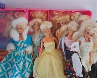 Lots and lots of Barbie stuff