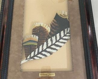 RIO   GRANDE......NWTF  framed  feathers!