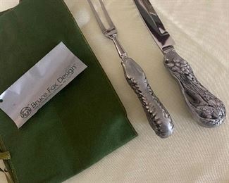 NEW  Wilton carving knife and fork!