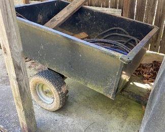 Lawn  Wagon..... pulled by your lawnmower!