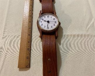 LARGE  Wooden Watch Clock!