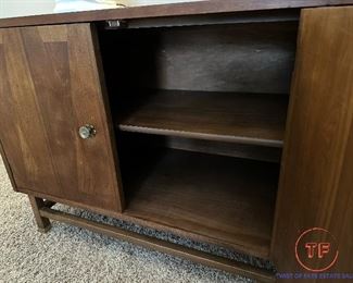 Mid-Century Modern MCM Walnut Credenza by Paul Browning for Stanley