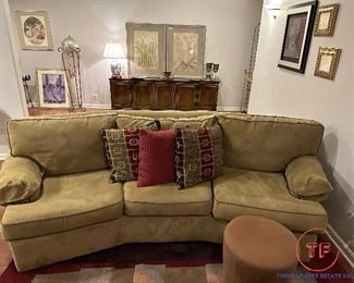 Curved Sofa by SMITH BROTHERS